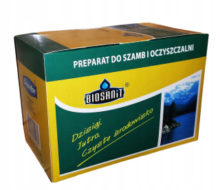 BIOSANIT pre septiky, čistiarne odpadových vôd 20 vreciek